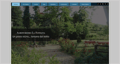 Desktop Screenshot of agriturismolafontana.com